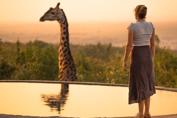 Sundowners Tsavo East Kenya